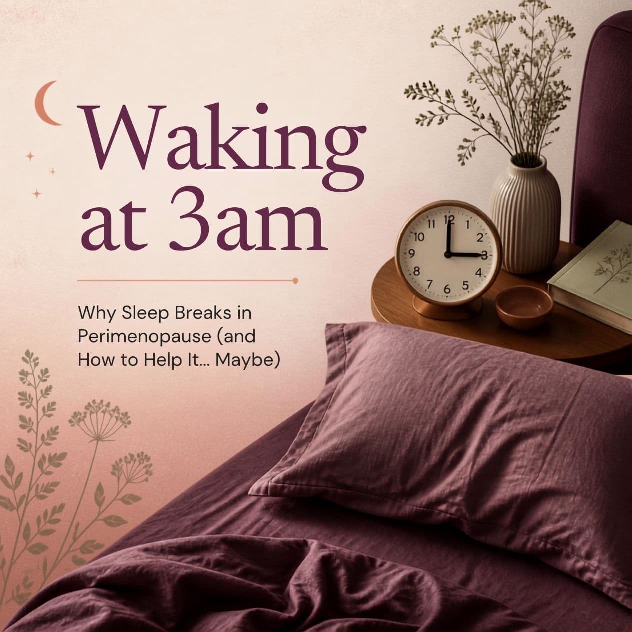Wide awake at 3am again? Here's why perimenopause wrecks sleep, and the treatment ladder that actually works, starting with what's first-line.